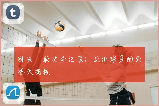 孙兴慜获奖全记录：亚洲球员的荣誉天花板